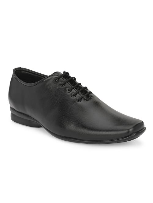 men black synthetic leather oxford formal shoes - 20017603 - Very Small Image - 1