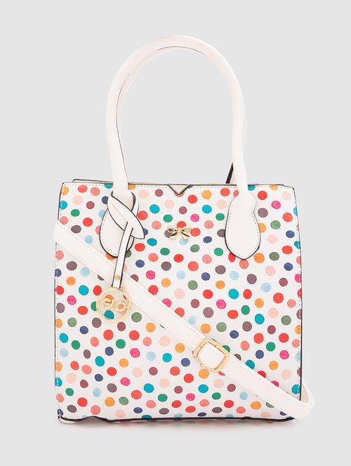 white pu regular handbag - 20018755 - Very Small Image - 1