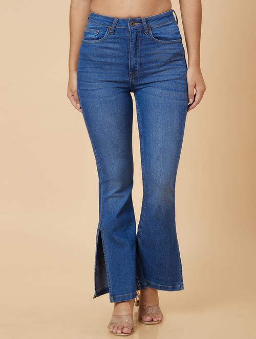 women's plain bootcut jeans - 20018993 - Very Small Image - 1