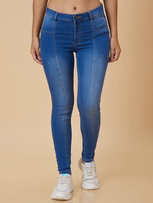 women's plain slim fit jeans - 20018999 - Very Small Image - 1