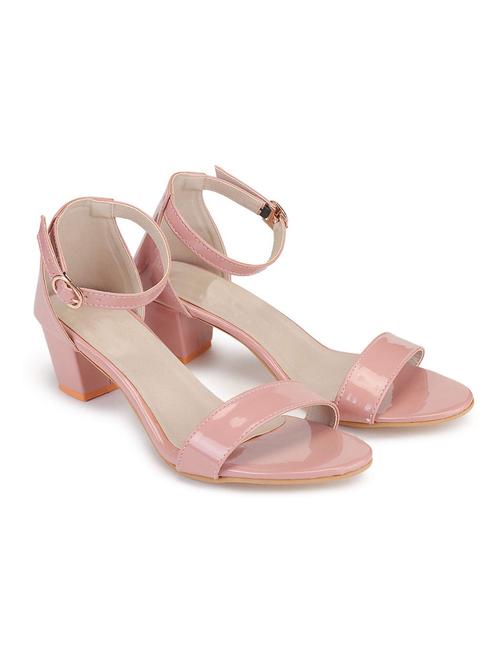 pink patent leather back strap sandals - 20020057 - Very Small Image - 1