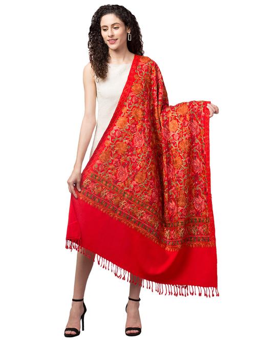 tweedle self design women shawl - 20020143 - Very Small Image - 1