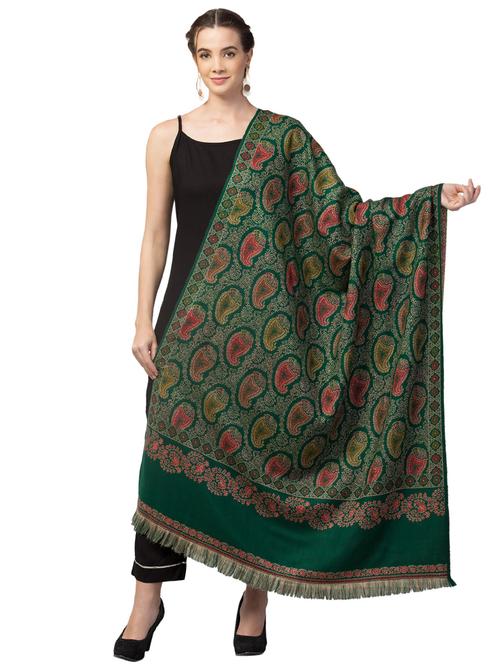 tweedle self design women shawl - 20020192 - Very Small Image - 1