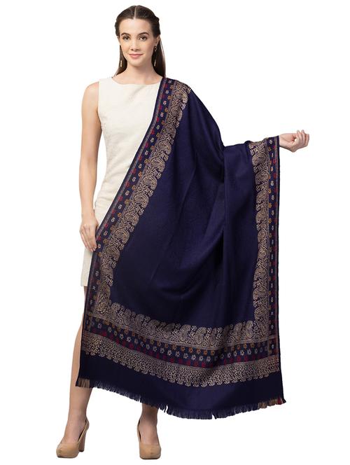 tweedle self design women shawl - 20020200 - Very Small Image - 1