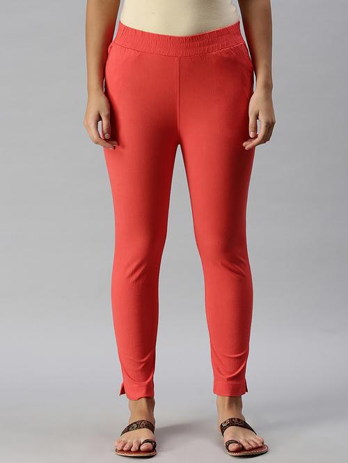 mid rise solid flat front trouser - 20020310 - Very Small Image - 1