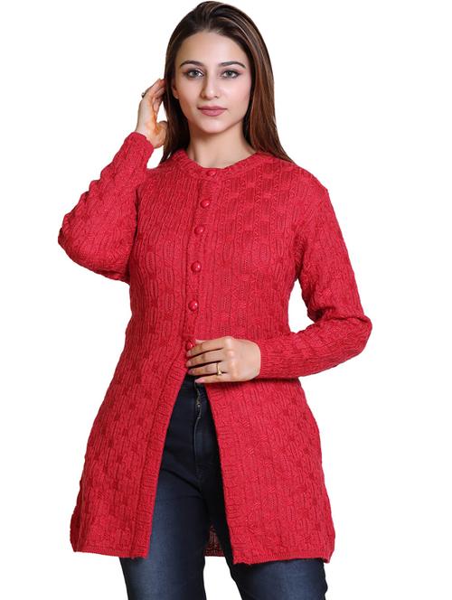 self design solid cardigan  - 20021676 - Very Small Image - 1