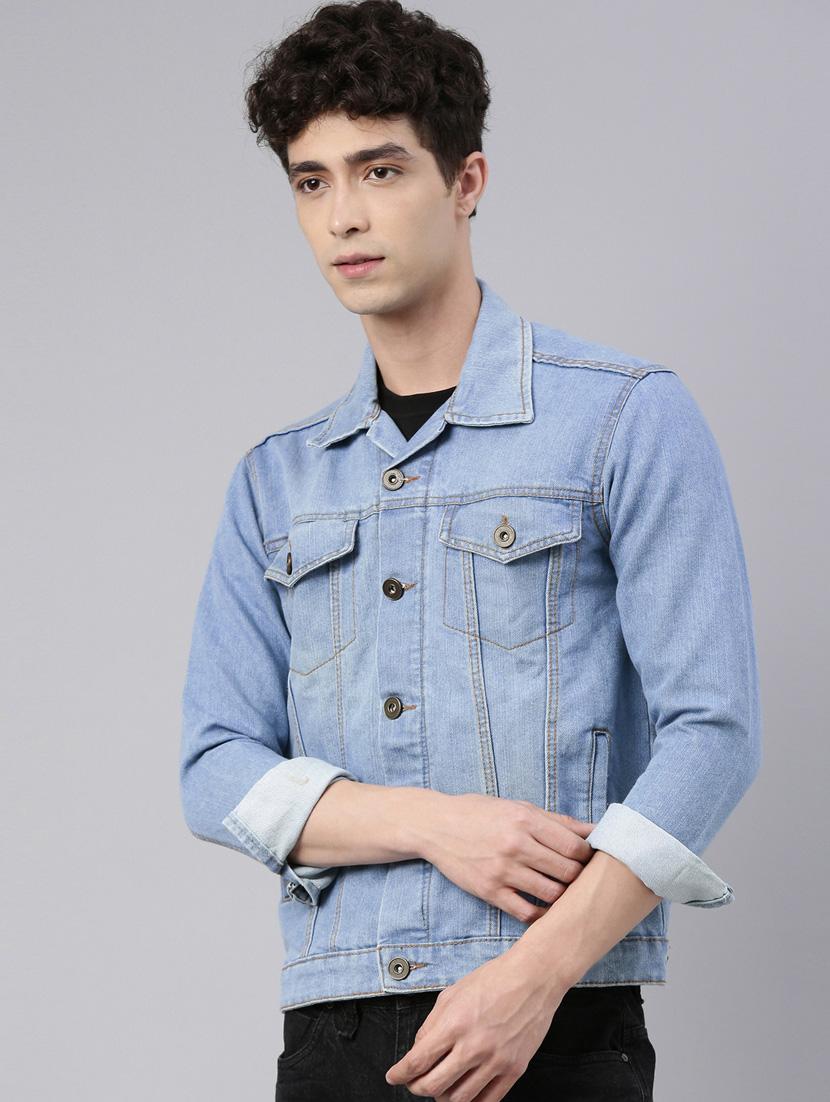 cinocci cotton blue jacket - 20022580 - Zoom Image - 2