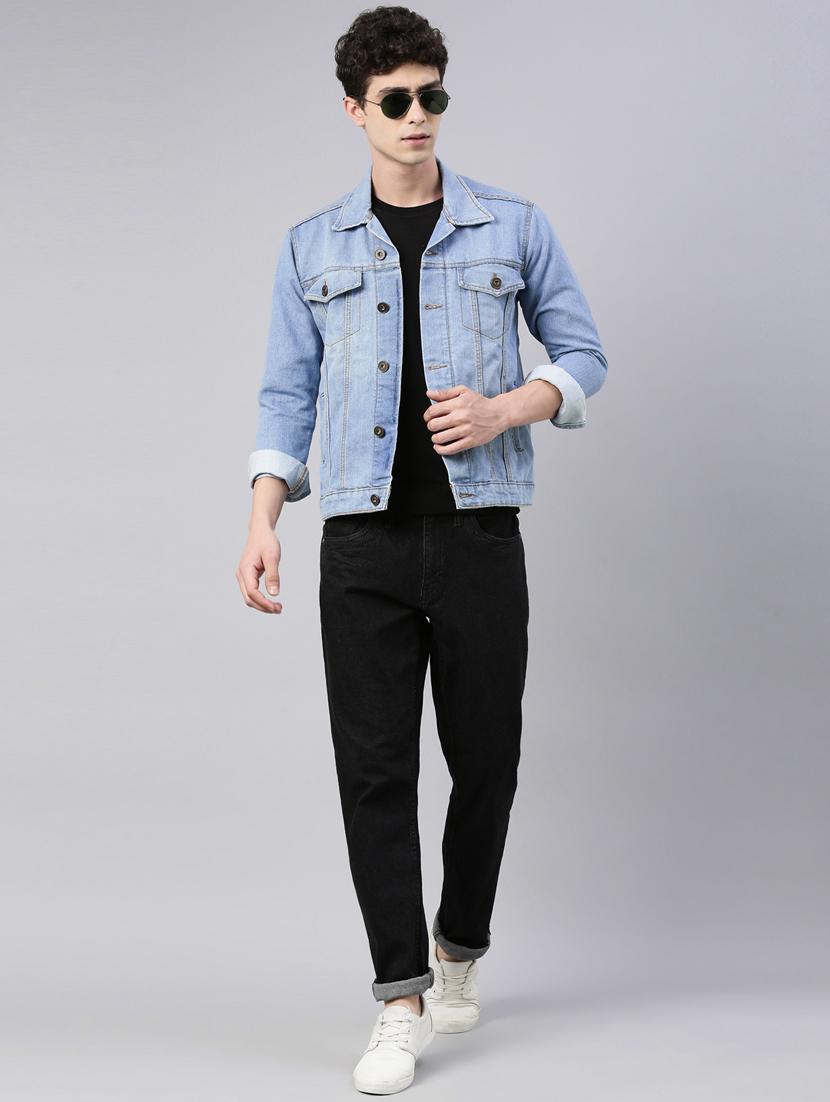 cinocci cotton blue jacket - 20022580 - Standard Image - 4