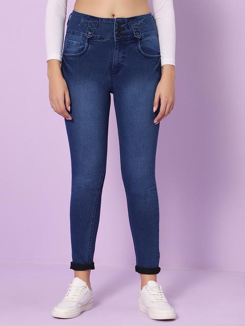 women's plain slim fit jeans - 20022999 - Very Small Image - 1