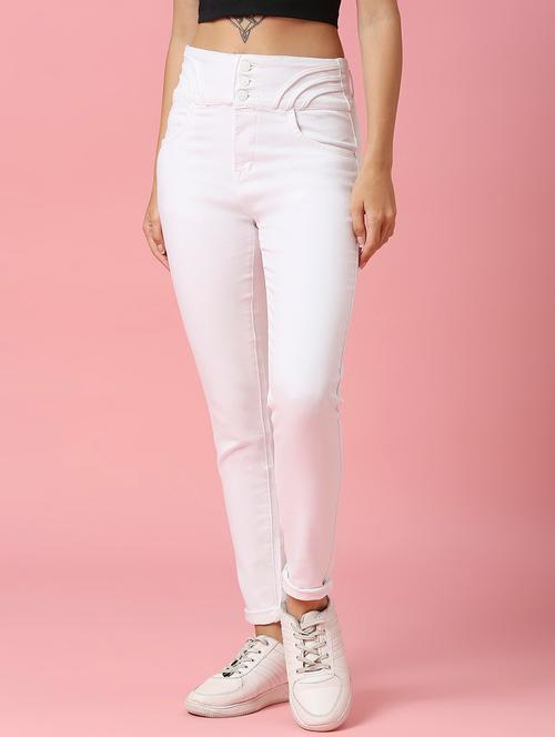 women's plain slim fit jeans - 20023019 - Very Small Image - 1