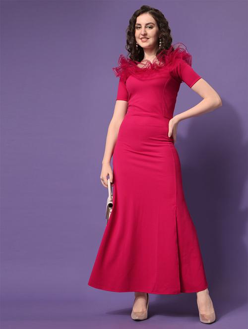 women's fit & flare maxi dress - 20025950 - Very Small Image - 1