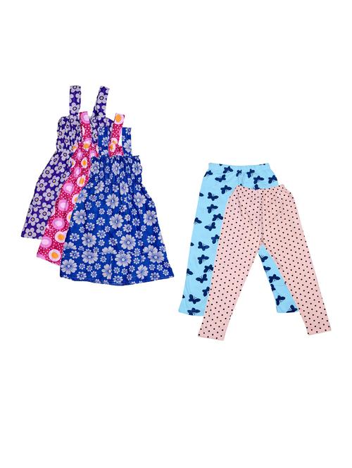 pack of 5 girls nightwear set - 20026949 - Very Small Image - 1