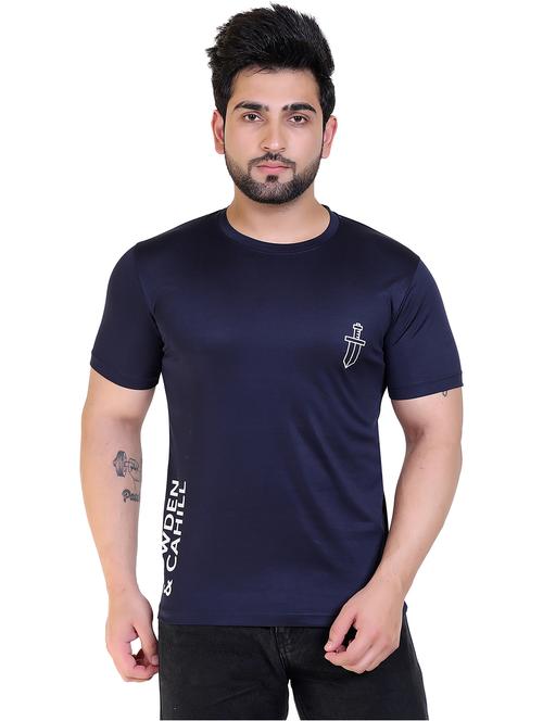 round neck printed regular t-shirt - 20029905 - Very Small Image - 1