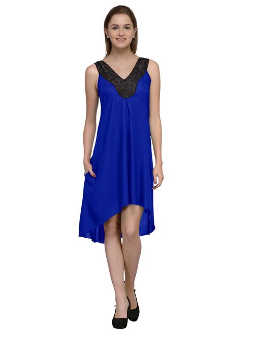 women's high low knee length dress - 20032214 - Very Small Image - 1
