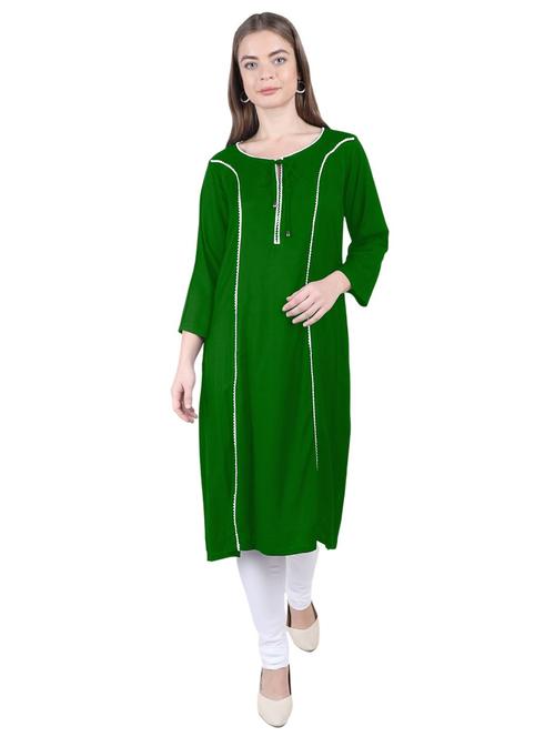 women's straight kurta - 20032742 - Very Small Image - 1