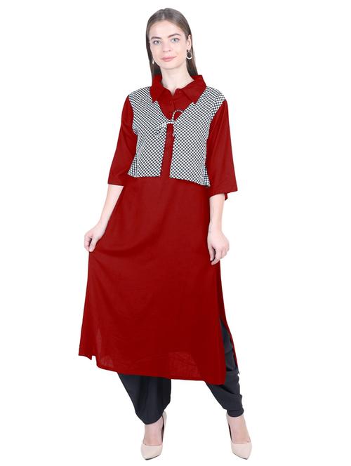 women's kurta with jacket kurta - 20032950 - Very Small Image - 1
