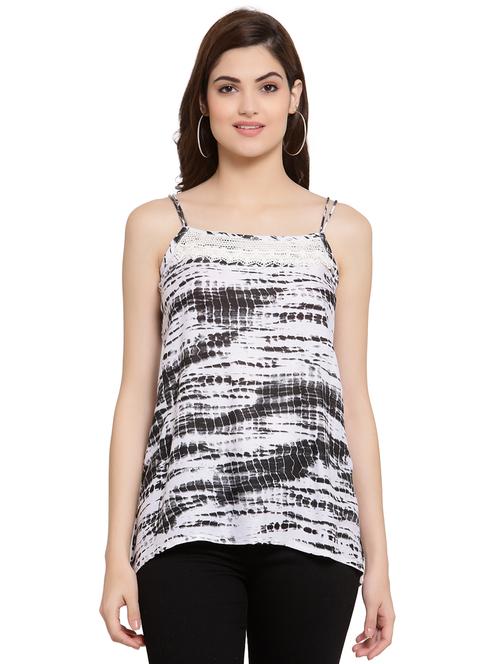 women's straight shoulder strap top - 20035162 - Very Small Image - 1