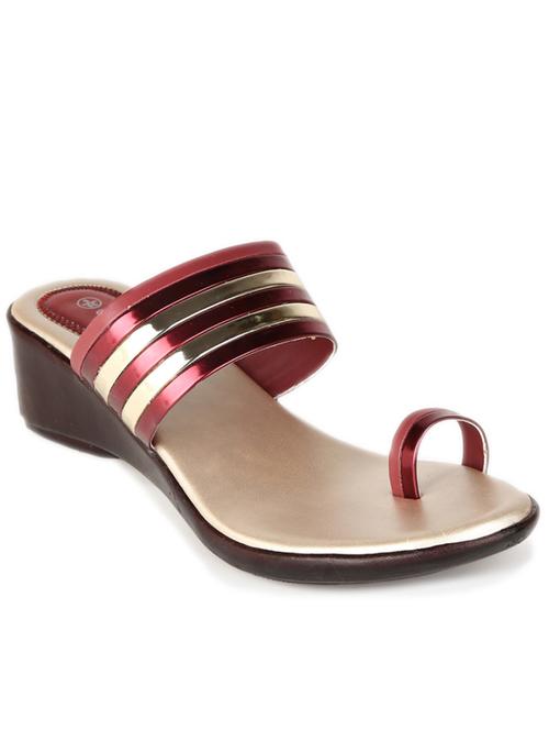 red one toe sandal - 20037570 - Very Small Image - 1