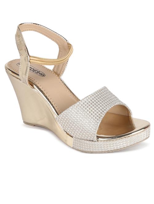 women textured ankle strap sandal - 20038801 - Very Small Image - 1