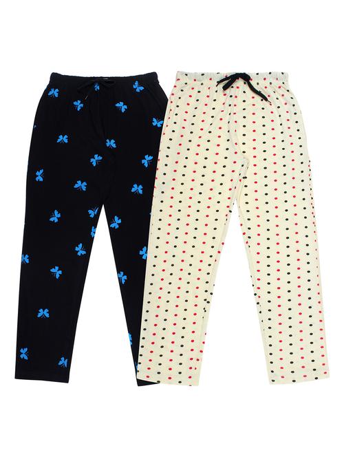 boys pack of 2 printed track pants - 20044948 - Very Small Image - 1