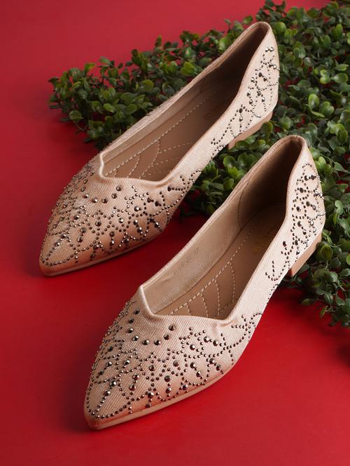 beige embellished ballerina - 20045146 - Very Small Image - 1