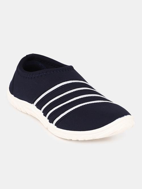 blue slip on casual shoes - 20045418 - Very Small Image - 1