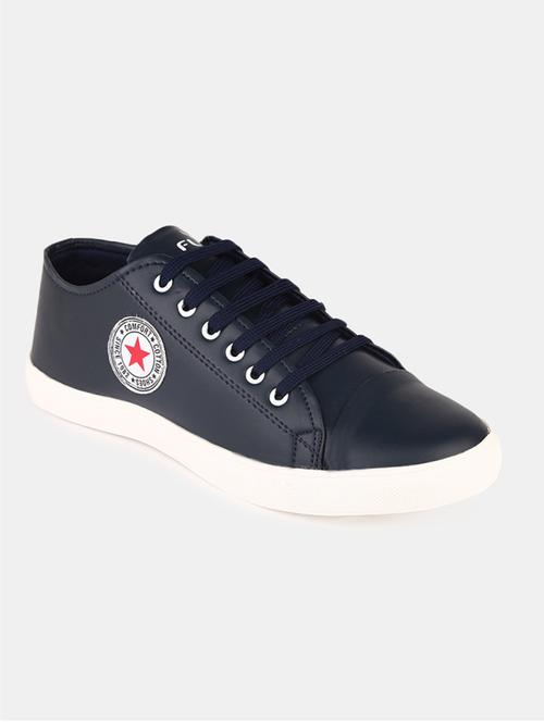 blue lace up casual shoes - 20045569 - Very Small Image - 1