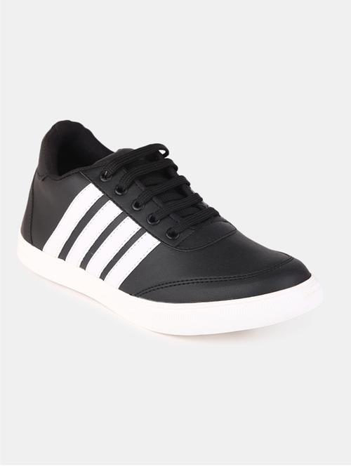 black lace up casual shoes - 20045572 - Very Small Image - 1