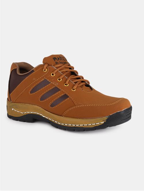 brown lace up casual shoes - 20045656 - Very Small Image - 1