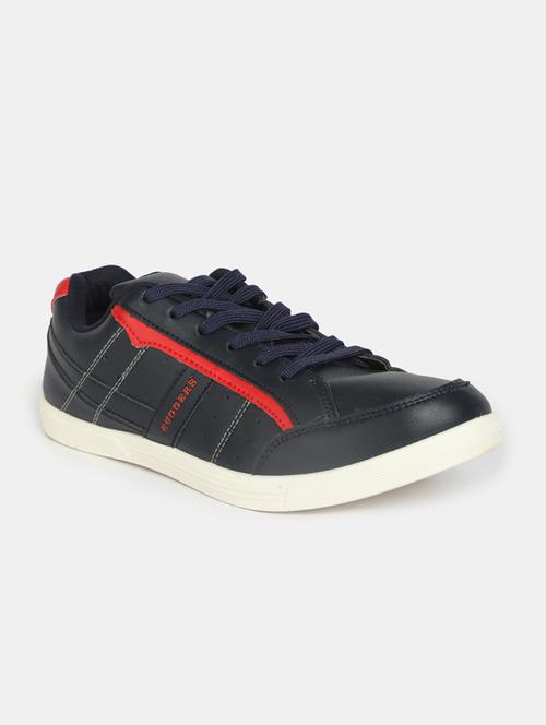 blue lace up casual shoes - 20045659 - Very Small Image - 1
