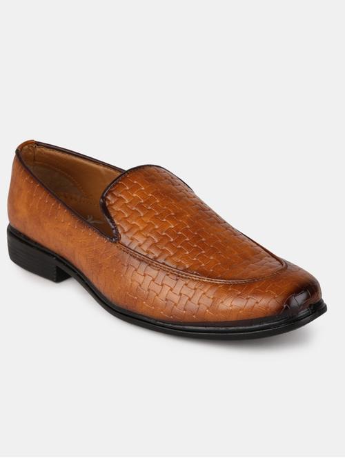 men brown slip on loafer shoes - 20045668 - Very Small Image - 1