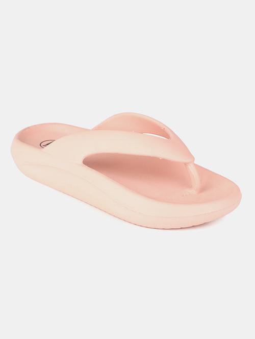 pink synthetic slippers flip flops - 20045813 - Very Small Image - 1