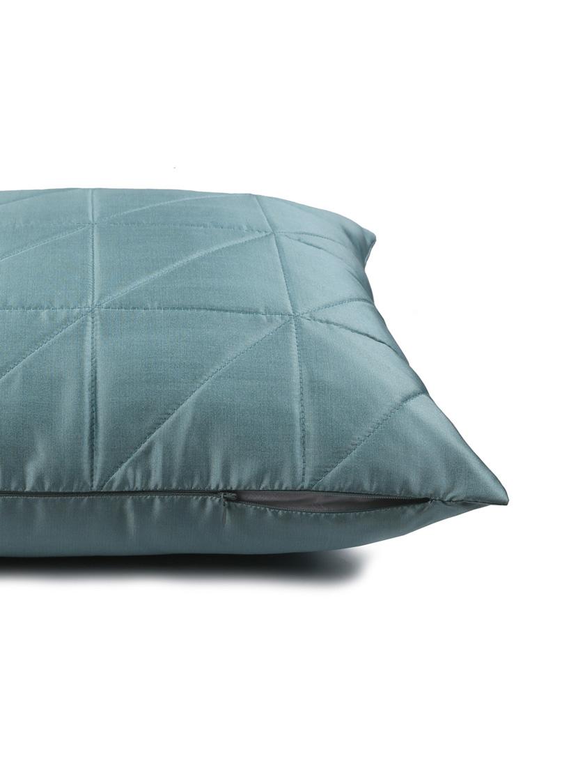 turquoise quilted cushion cover - 20046036 - Zoom Image - 4