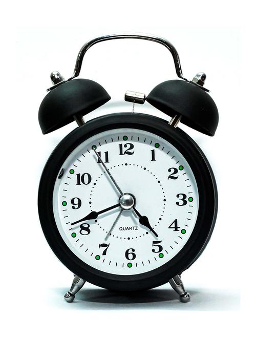 sigaram black color 7 x 12cm analog table clock k3077 - 20047578 - Very Small Image - 1