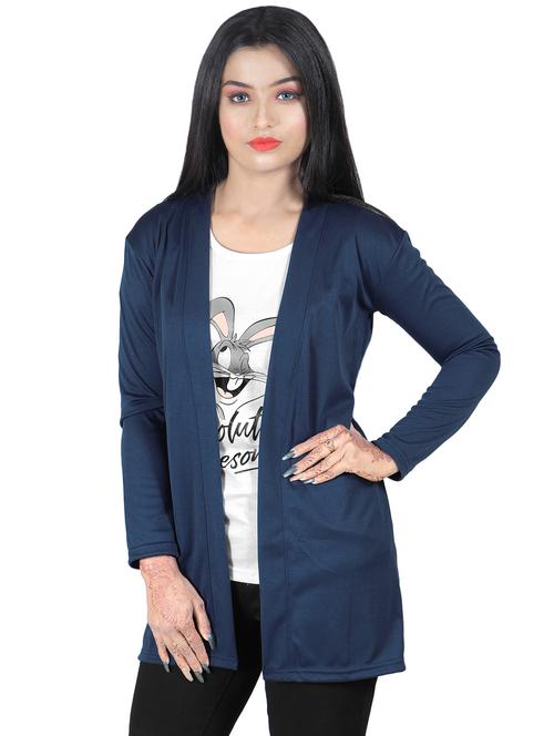 cloth hut women solid shrug - 20053847 - Very Small Image - 1