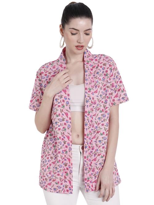 cloth hut women printed shrug - 20053898 - Very Small Image - 1