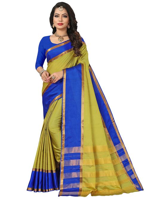 self design woven saree with blouse - 20055964 - Very Small Image - 1