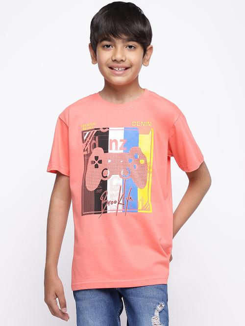 boys printed regular t-shirt - 20056152 - Very Small Image - 1