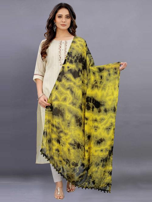 apnisha women's chiffon printed dupatta - 20056648 - Very Small Image - 1