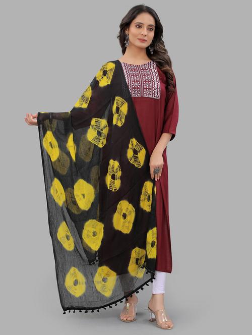apnisha women's chiffon printed dupatta - 20056678 - Very Small Image - 1