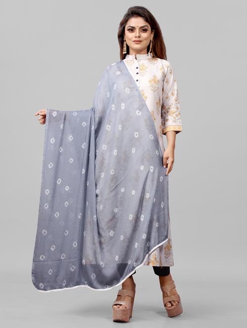 apnisha women's chiffon printed dupatta - 20056681 - Very Small Image - 1