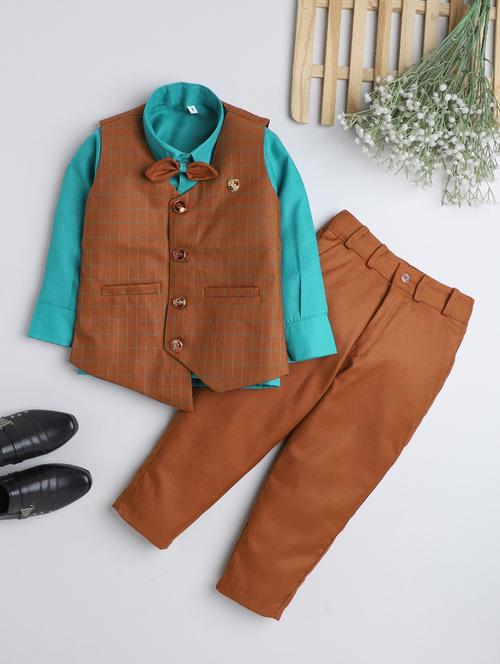 boys three piece suit set - 20057092 - Very Small Image - 1