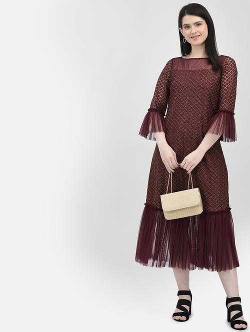 women's  midi dress - 20059959 - Very Small Image - 1