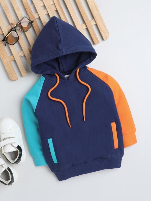 boys color block sweatshirt - 20060256 - Very Small Image - 1