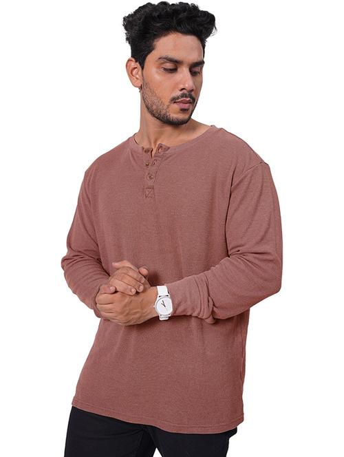 henley neck solid regular t-shirt - 20067172 - Very Small Image - 1