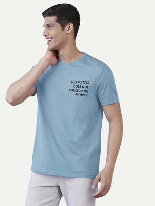 round neck typographic regular t-shirt - 20067183 - Very Small Image - 1