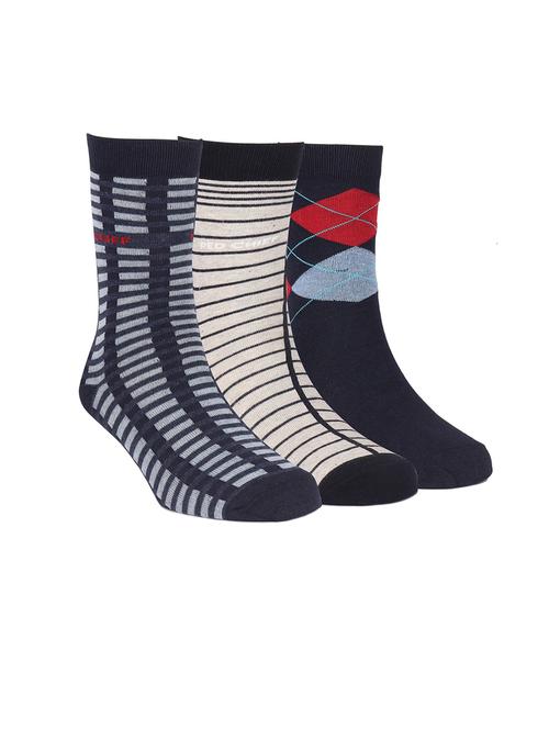 pack of 3 above ankle length socks - 20068751 - Very Small Image - 1