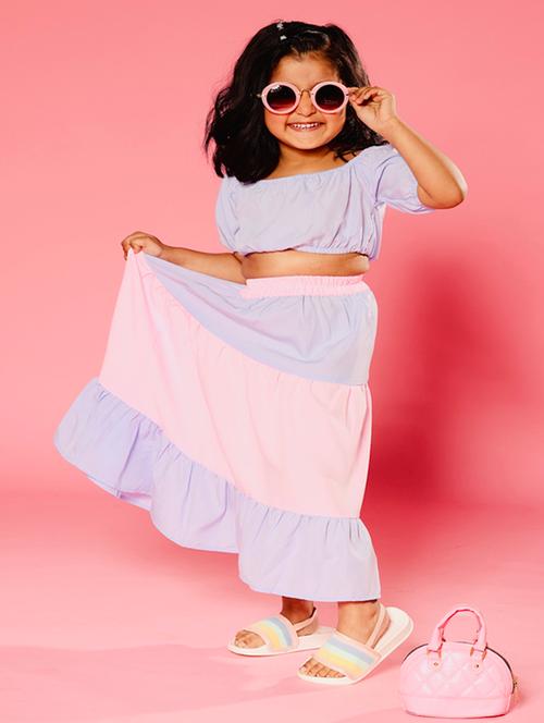 multi colored color block twin sets  - 20069973 - Very Small Image - 1