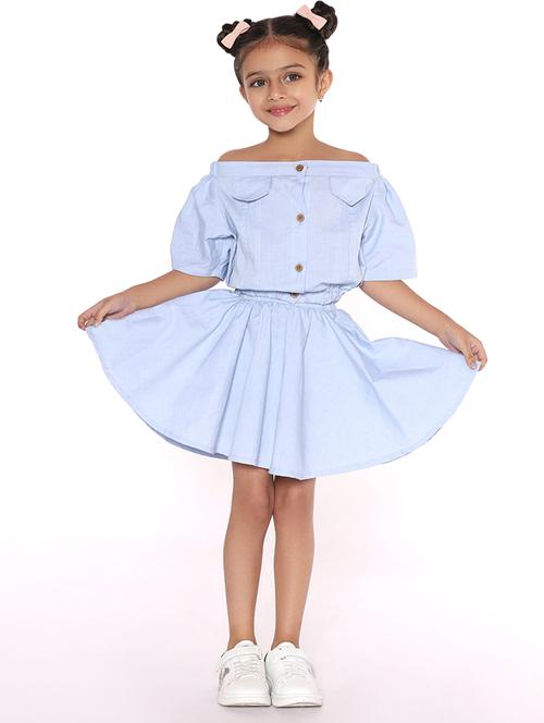 blue solid twin sets  - 20069976 - Very Small Image - 1