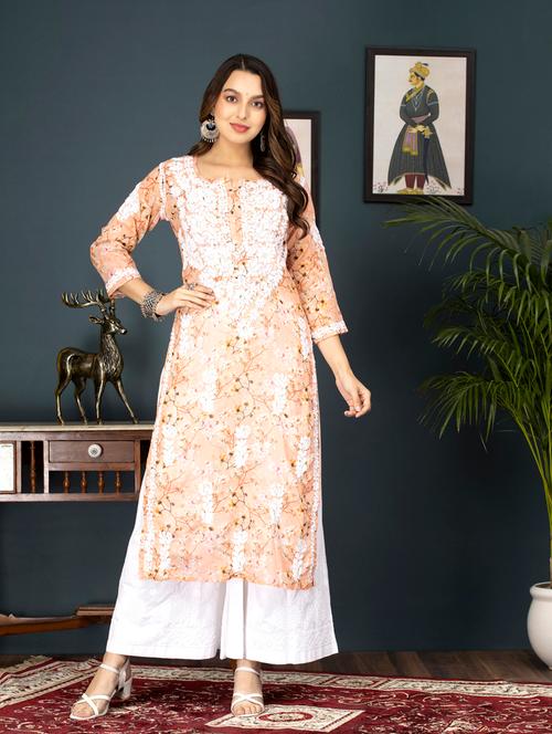 women's straight kurta - 20070303 - Very Small Image - 1